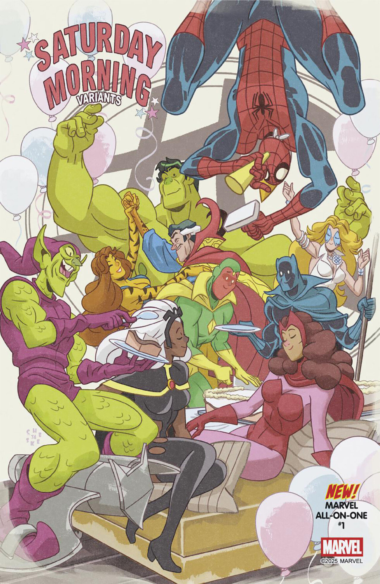 MARVEL ALL-ON-ONE #1 GALLOWAY SATURDAY MORNING VAR