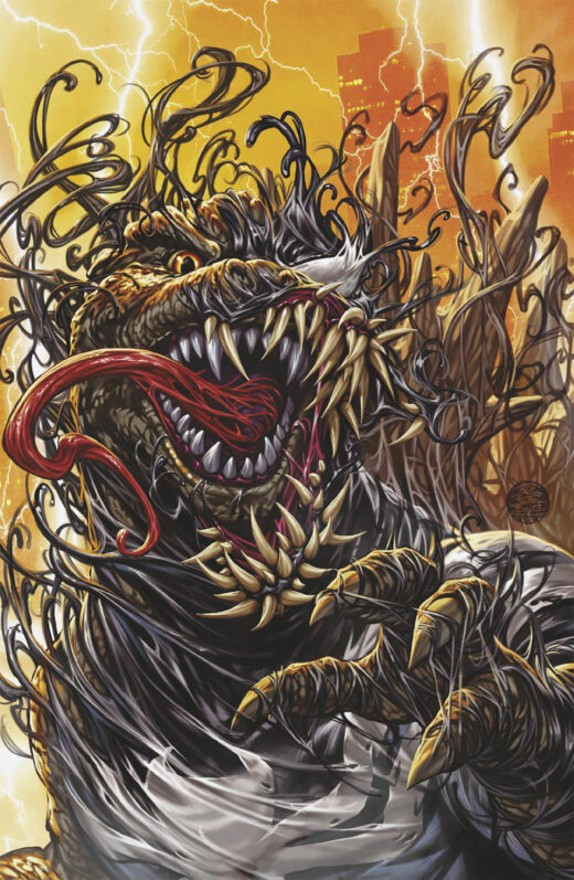 GODZILLA DESTROYS THE MARVEL UNIVERSE #2 100 COPY INCV MARK