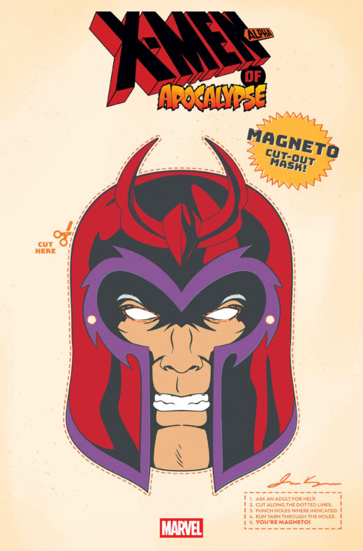 X-MEN OF APOCALYPSE ALPHA #1 RETRO HALLOWEEN MASK VAR