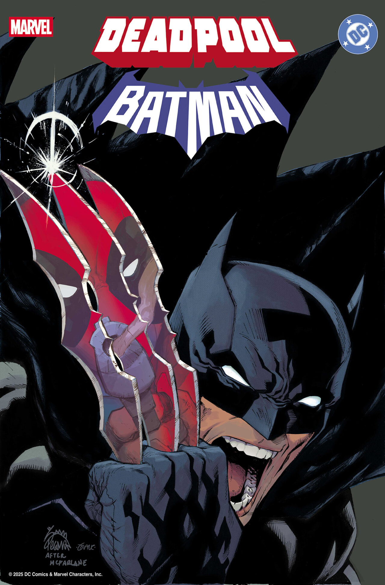 MARVEL/DC: DEADPOOL/BATMAN #1 RYAN STEGMAN HOMAGE VARIANT