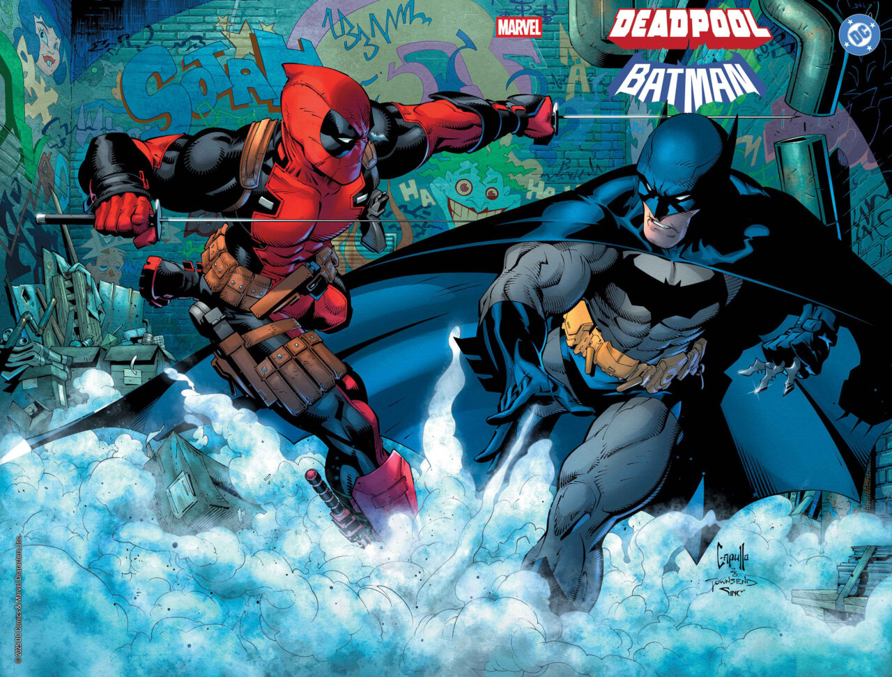 MARVEL/DC: DEADPOOL/BATMAN #1 GREG CAPULLO WRAPAROUND VARIANT)