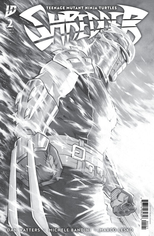 Teenage Mutant Ninja Turtles: Shredder #2 Variant RI (10) (Bandini B&W)