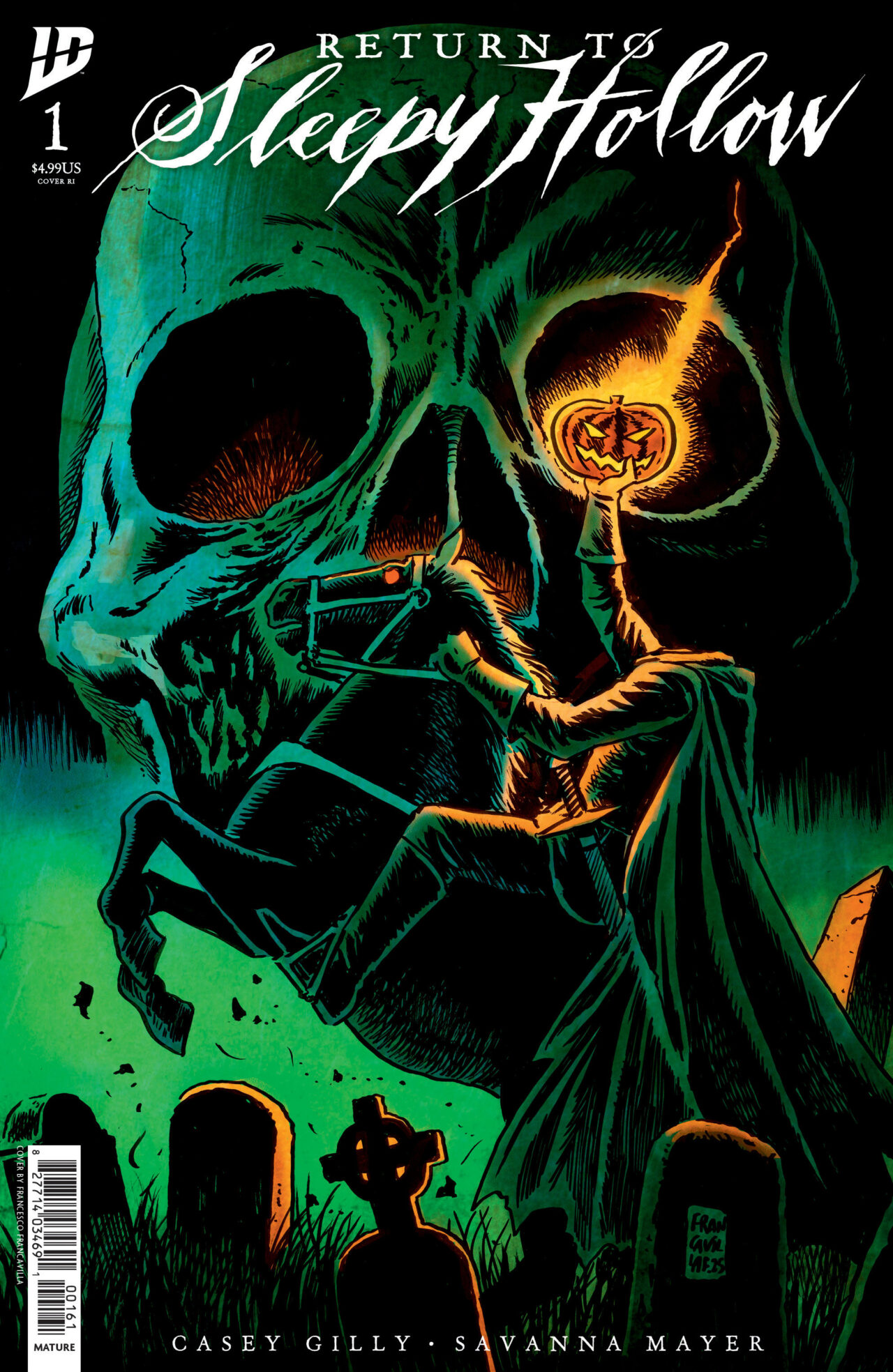 Return to Sleepy Hollow #1 Variant RI (50) (Francavilla)