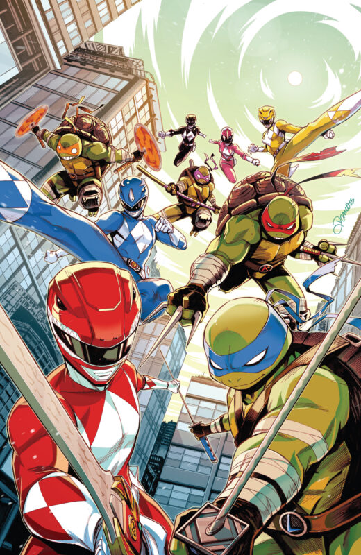 MMPR TMNT III #1 CVR E ZONNO FOIL VIR
