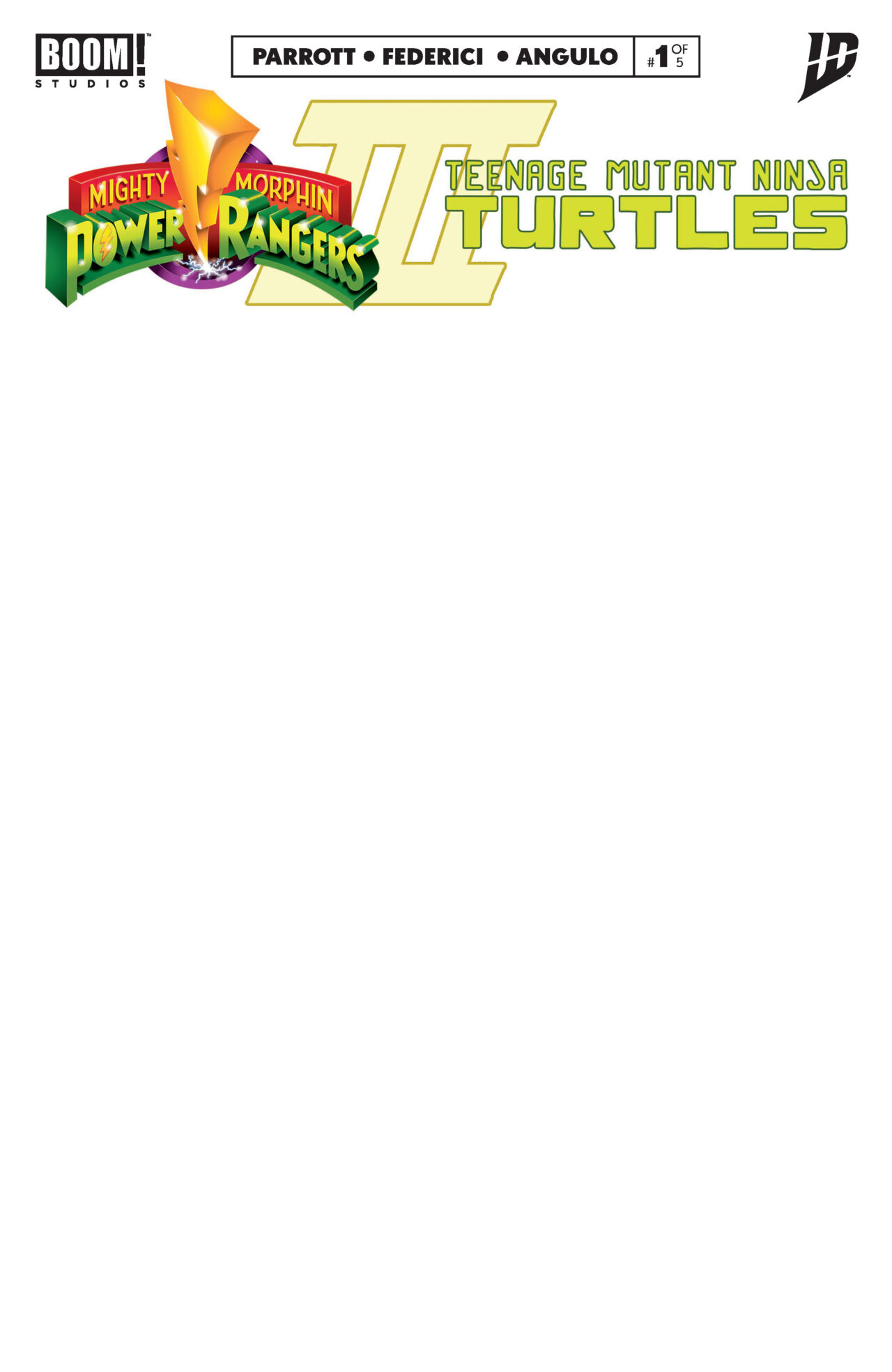 MMPR TMNT III #1 CVR F BLANK SKETCH VAR