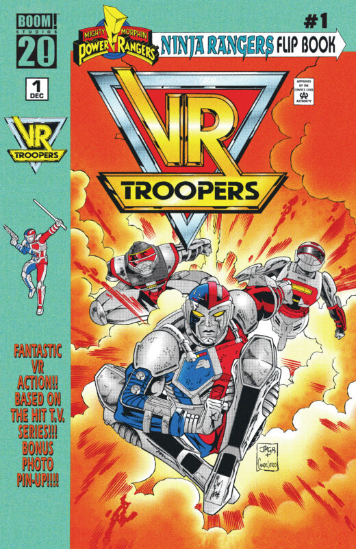VR TROOPERS POWER RANGERS FLIPBOOK FACSIMILE EDITION #1 CVR