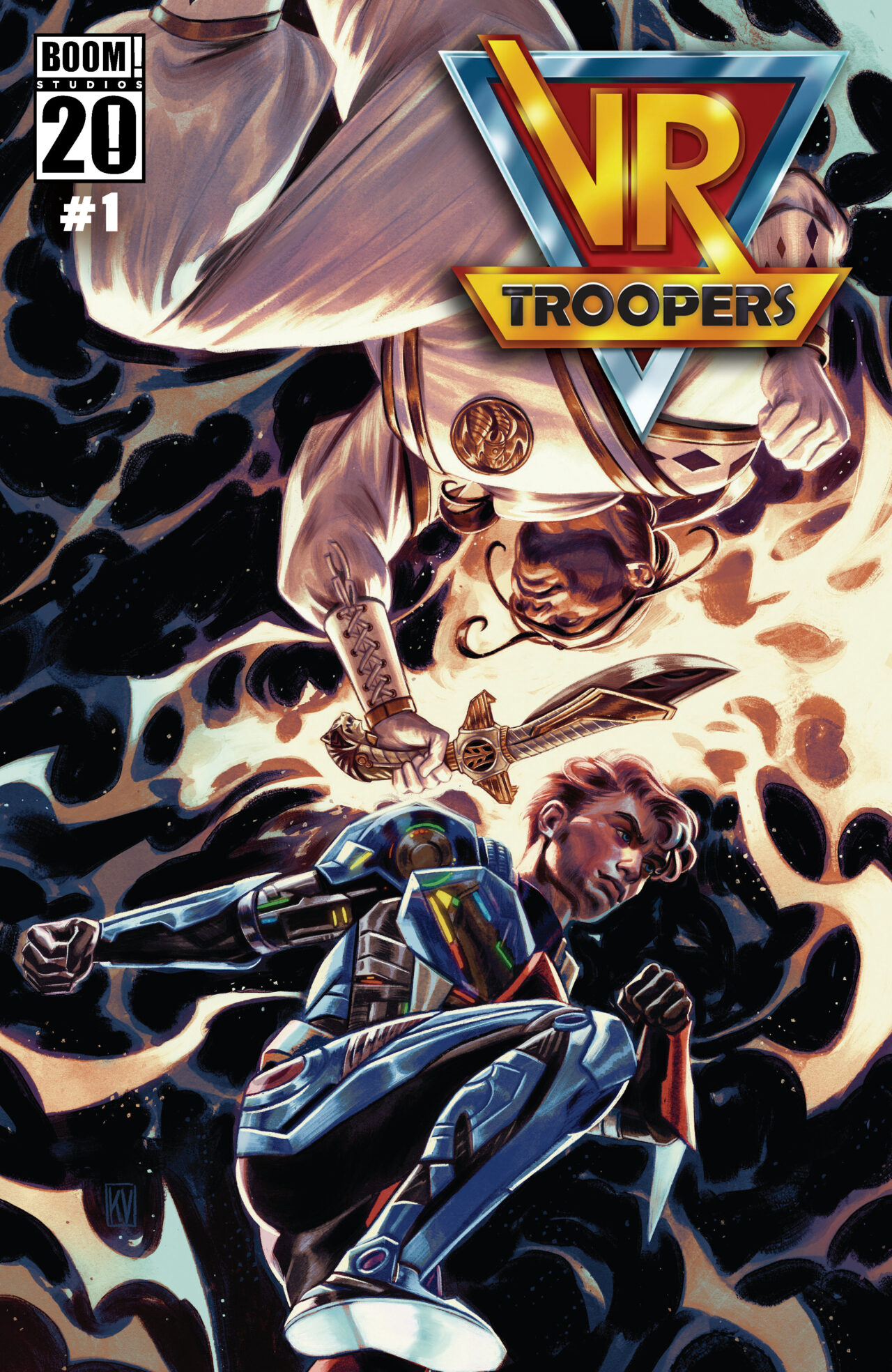 VR TROOPERS POWER RANGERS FLIPBOOK FACSIMILE EDITION #1 CVR