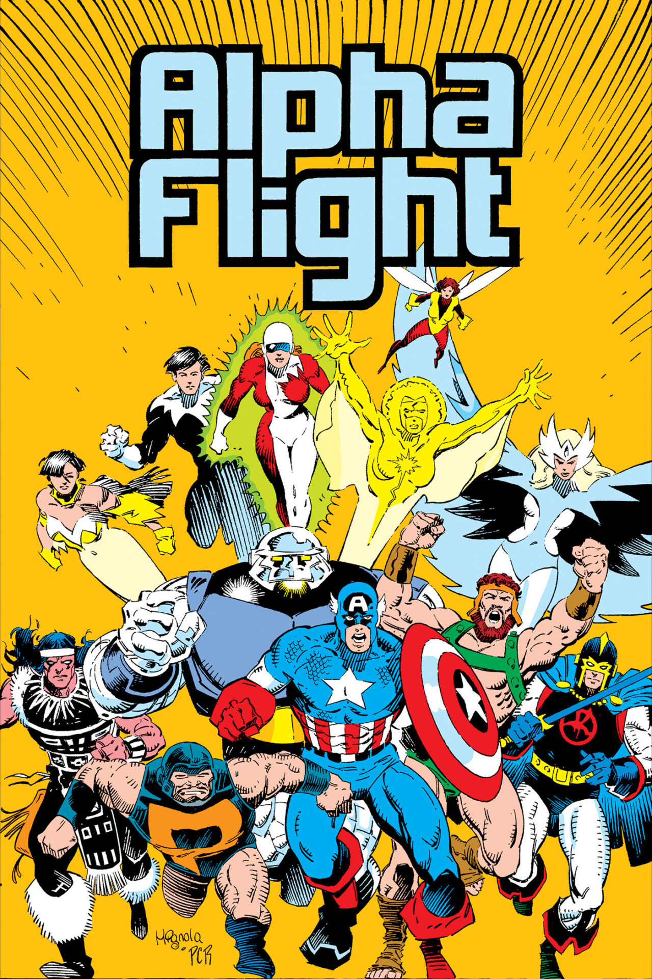 ALPHA FLIGHT BY MANTLO & LEE OMNIBUS HC MIKE MIGNOLA DM VAR