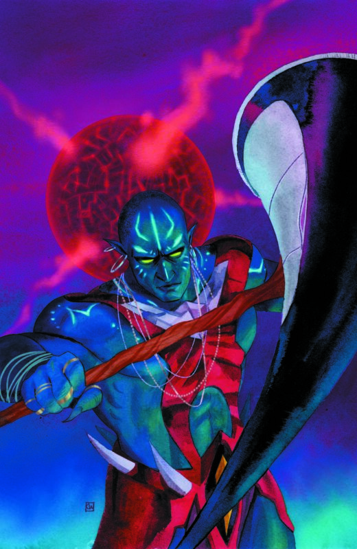 JUSTICE LEAGUE UNLIMITED #12 CVR E KEVIN WADA CARD STOCK VAR (DC K.O.)