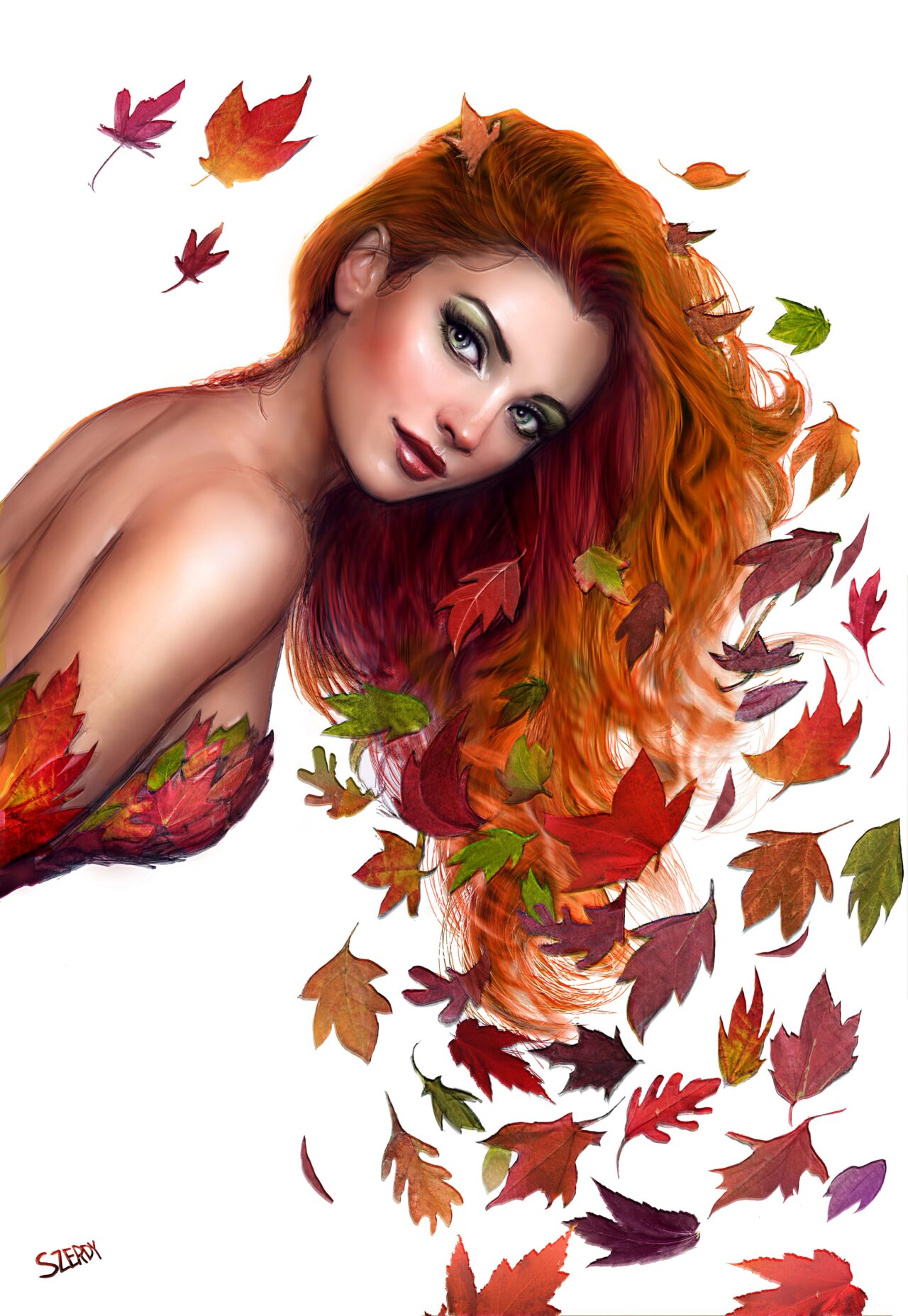 POISON IVY #37 CVR E NATHAN SZERDY PUMPKIN SPICY CARD STOCK VAR