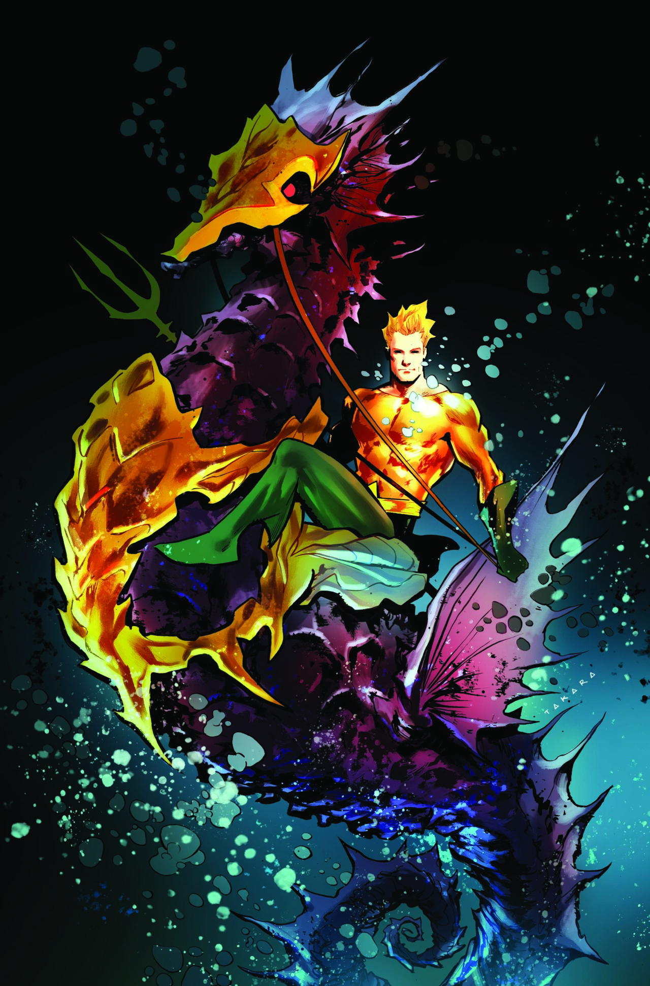 AQUAMAN #10 CVR D MARCIO TAKARA CARD STOCK VAR