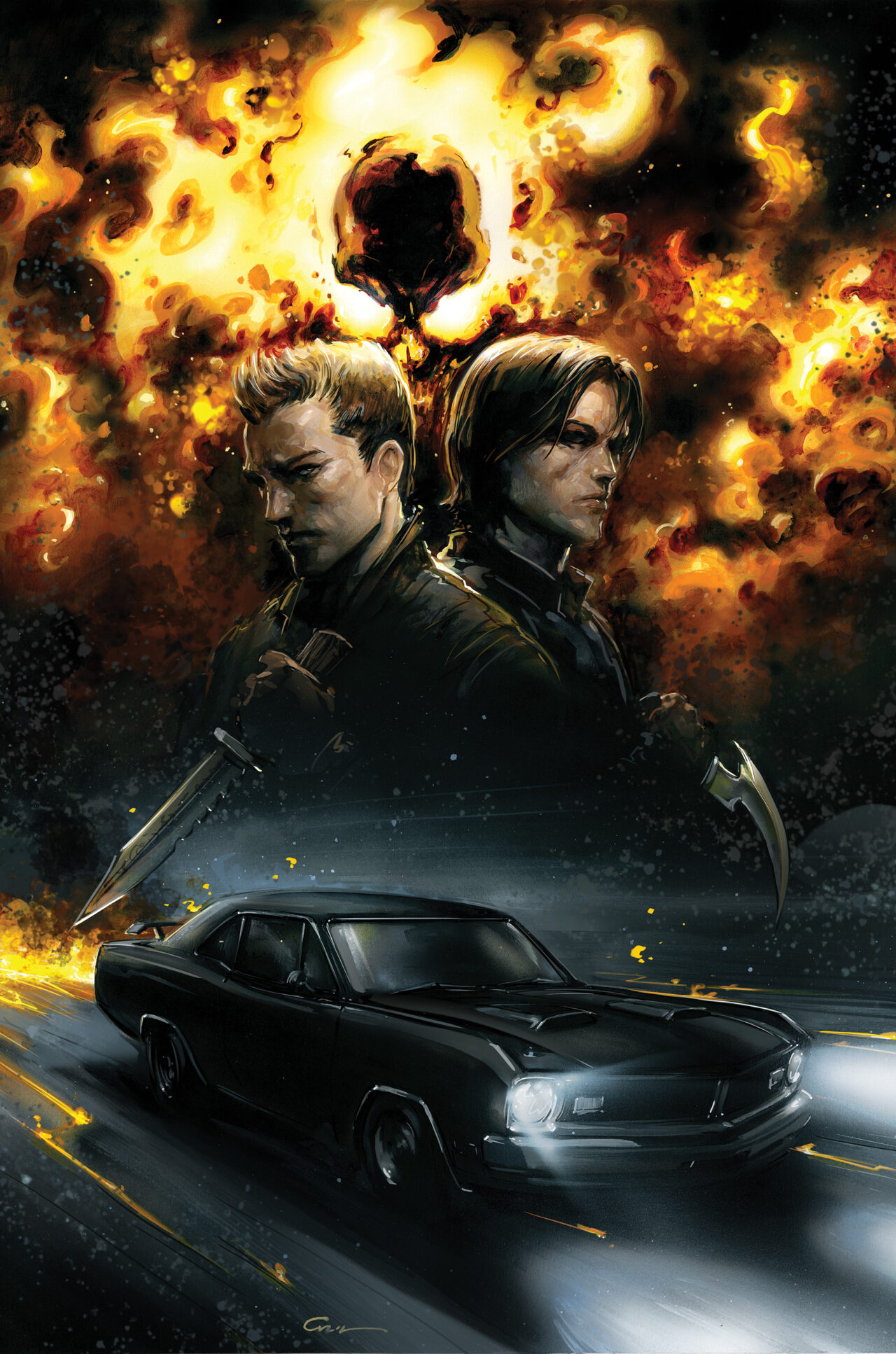 SUPERNATURAL #1 CVR F CLAYTON CRAIN FOIL VIRGIN VAR