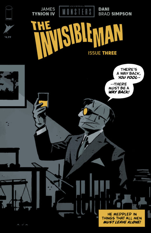 UNIVERSAL MONSTERS THE INVISIBLE MAN #3 (OF 4) CVR C INC 1:10 DAVID AJA PULP VAR