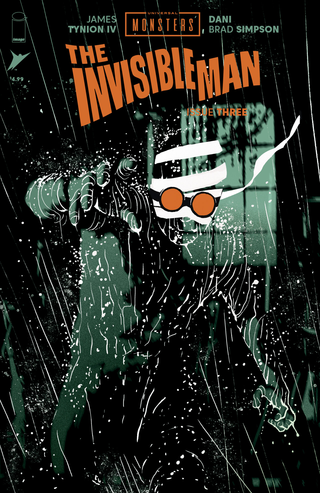 UNIVERSAL MONSTERS THE INVISIBLE MAN #3 (OF 4) CVR F INC 1:75 MICHAEL WALSH VAR