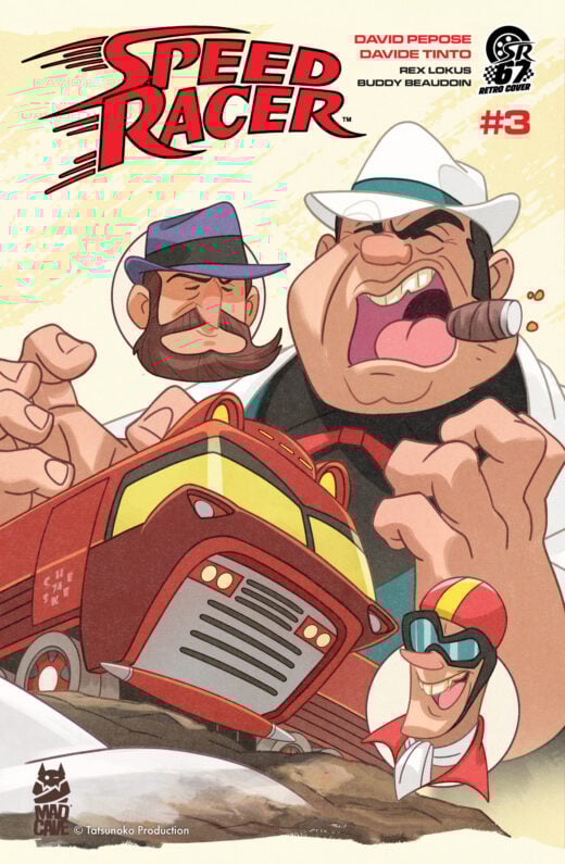SPEED RACER #3 CVR B SEAN GALLOWAY RETRO MANGA VAR