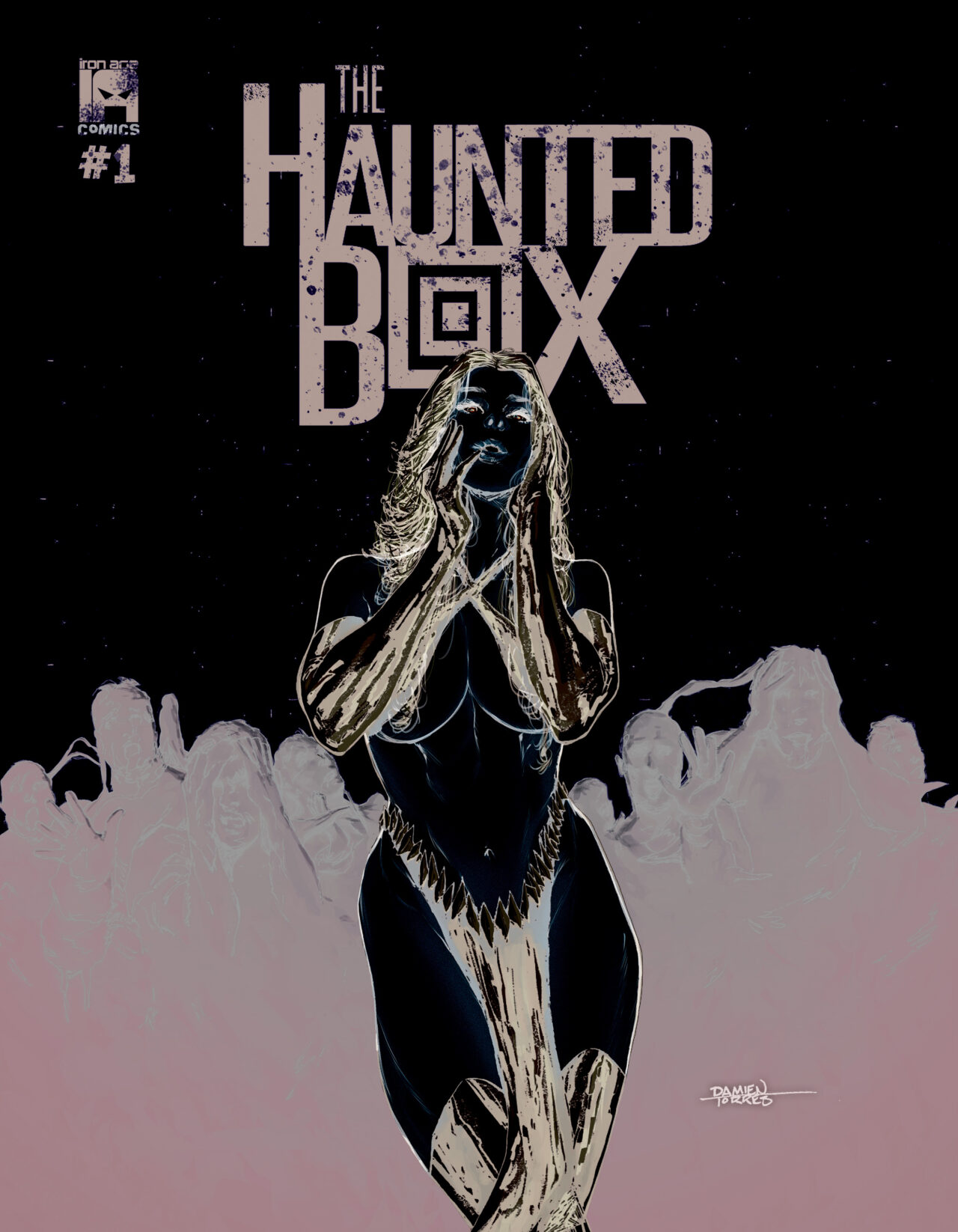 HAUNTED BOX #1 CVR C 10 COPY DAMIEN TORRES SKIN-ON UNLOCK VAR (MR)