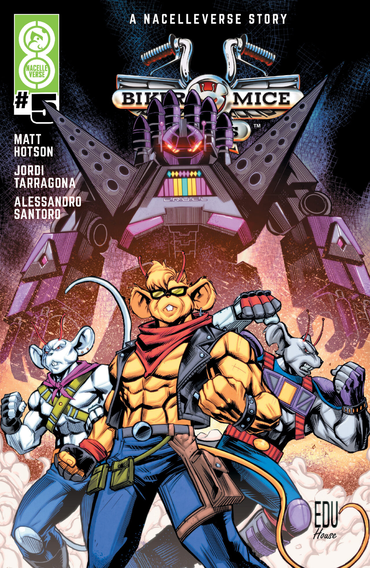 BIKER MICE FROM MARS (2025) #5 CVR A EDU SOUZA