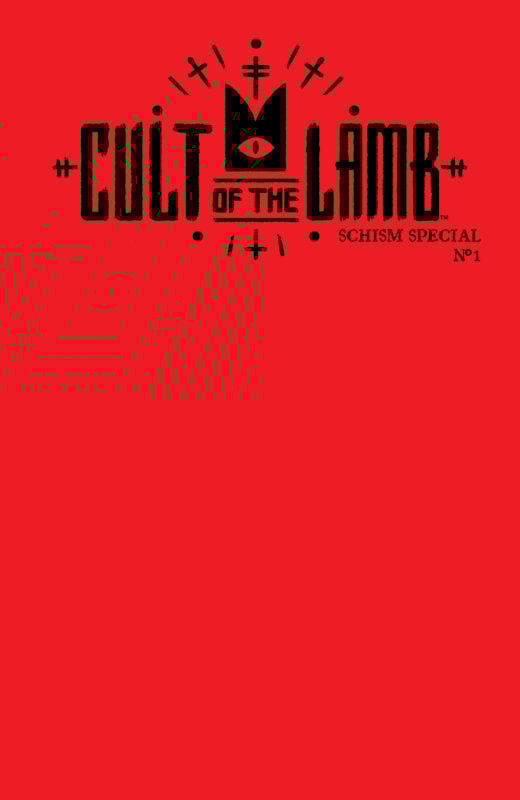 CULT OF THE LAMB SCHISM SPECIAL #1 (ONE SHOT) CVR C RED BLANK SKETCH VAR