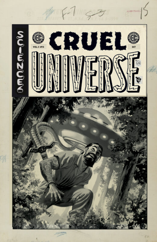 EC CRUEL UNIVERSE 2 #3 (OF 12) CVR D INC 1:20 GREG SMALLWOOD B&W ARTIST EDITION VAR