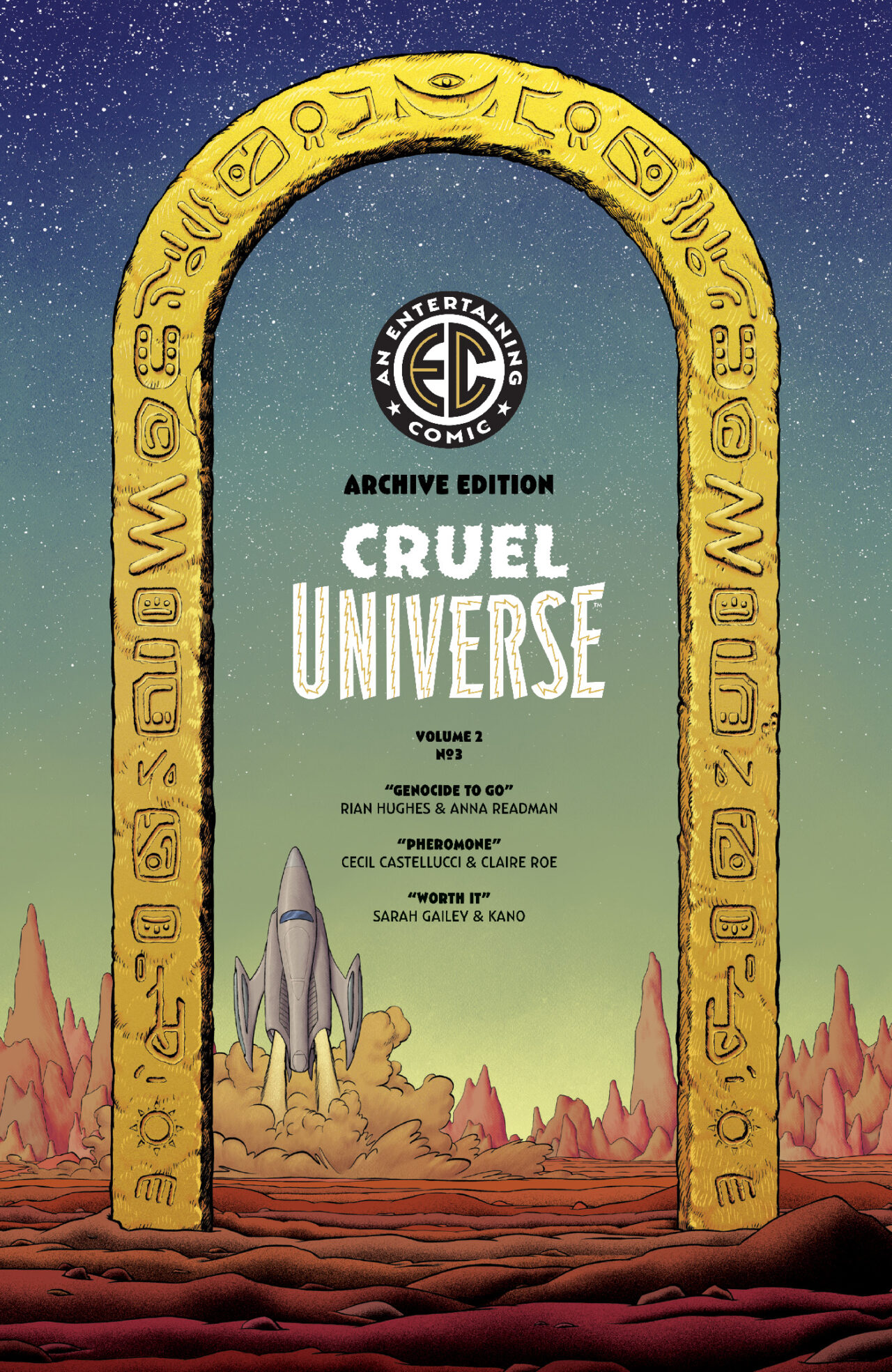 EC CRUEL UNIVERSE 2 #3 (OF 12) CVR E INC 1:50 MALACHI WARD EC ARCHIVE EDITION VAR