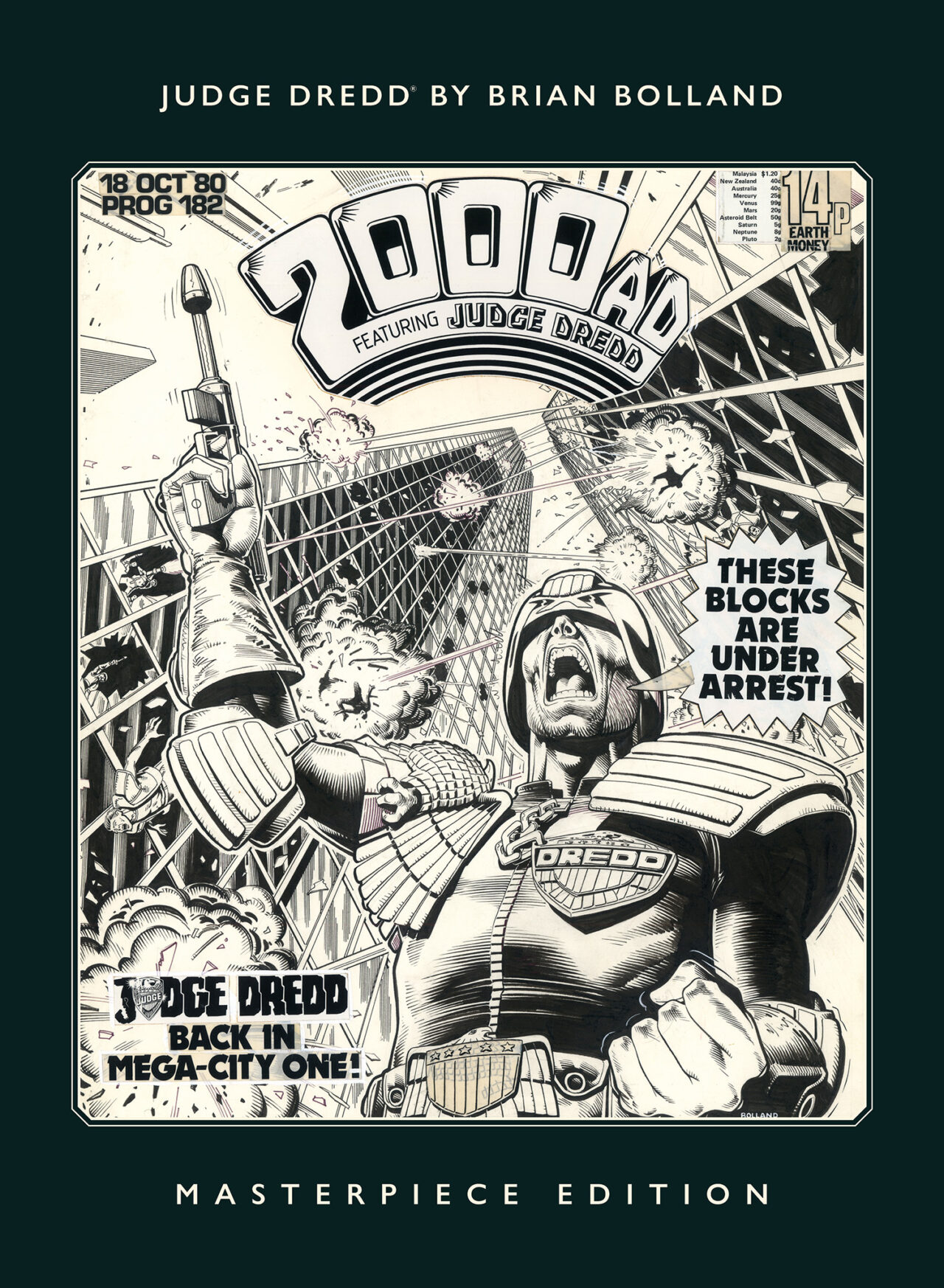 JUDGE DREDD TP BRIAN BOLLAND MASTERPIECE EDITION Previously Solicited Through Diamond