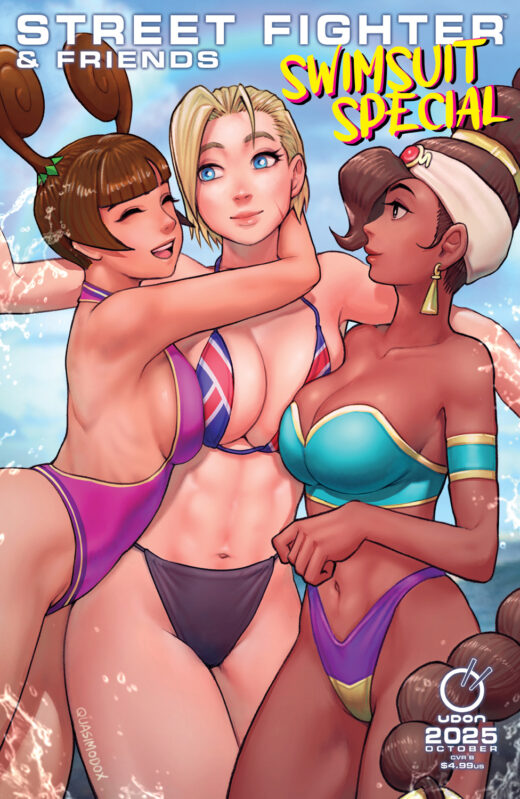 2025 STREET FIGHTER & FRIENDS SWIMSUIT SPECIAL #1 (ONE SHOT) CVR B QUASIMODOX VAR