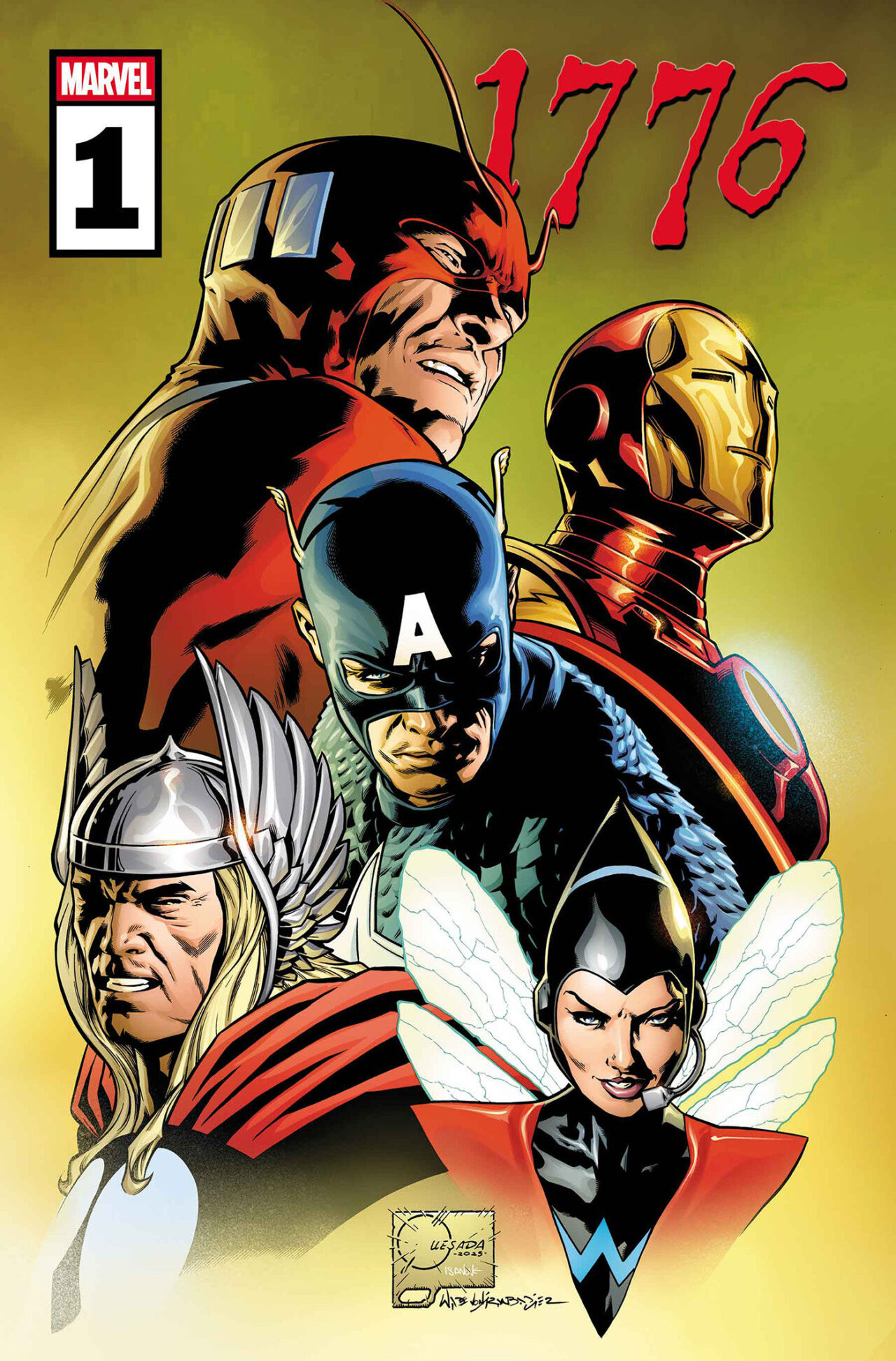 1776 #1 JOE QUESADA CHARACTER VARIANT