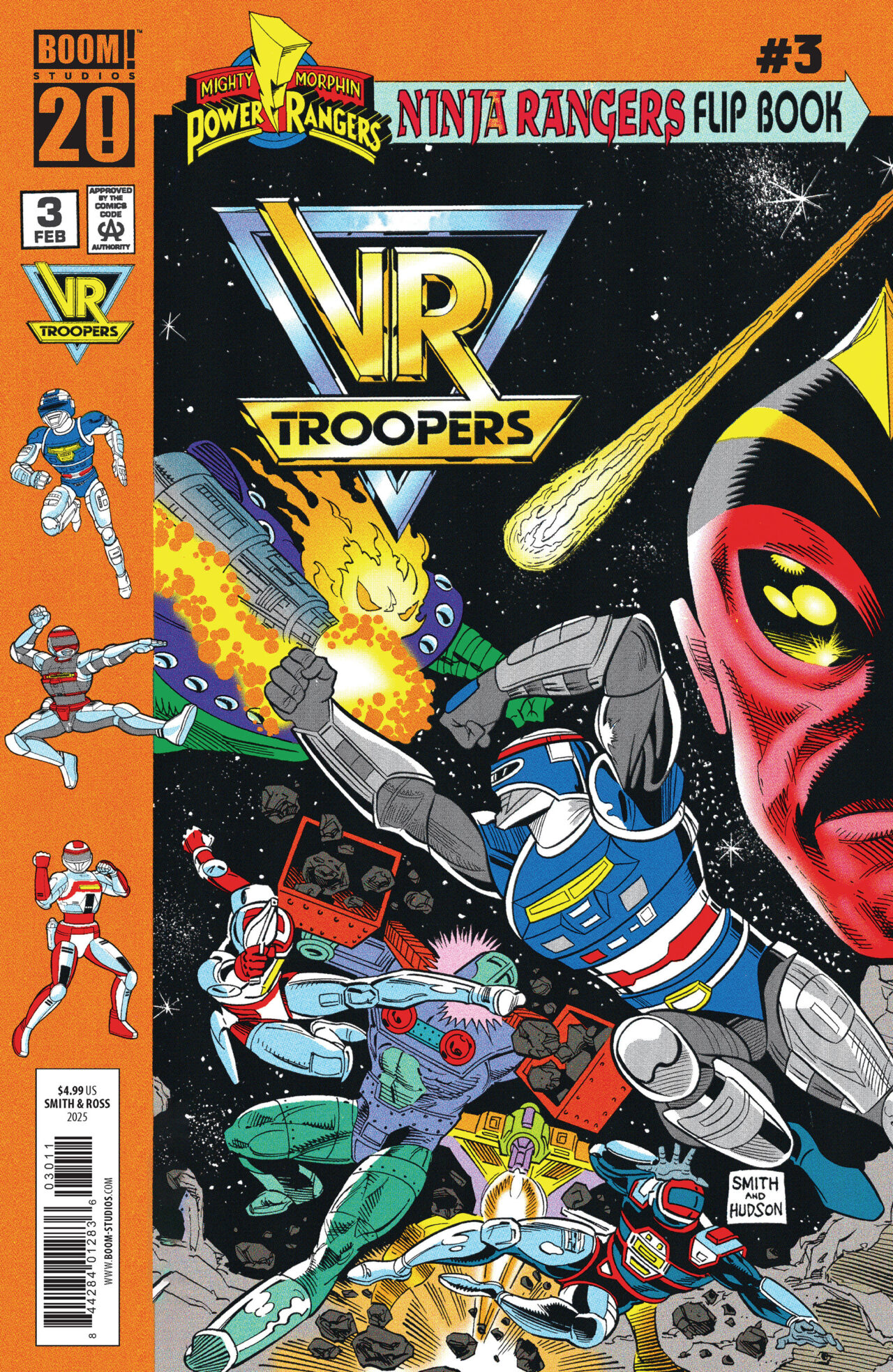 VR Troopers/Power Rangers Flipbook Facsimile Edition #3 A Main (Dressed, TBD)