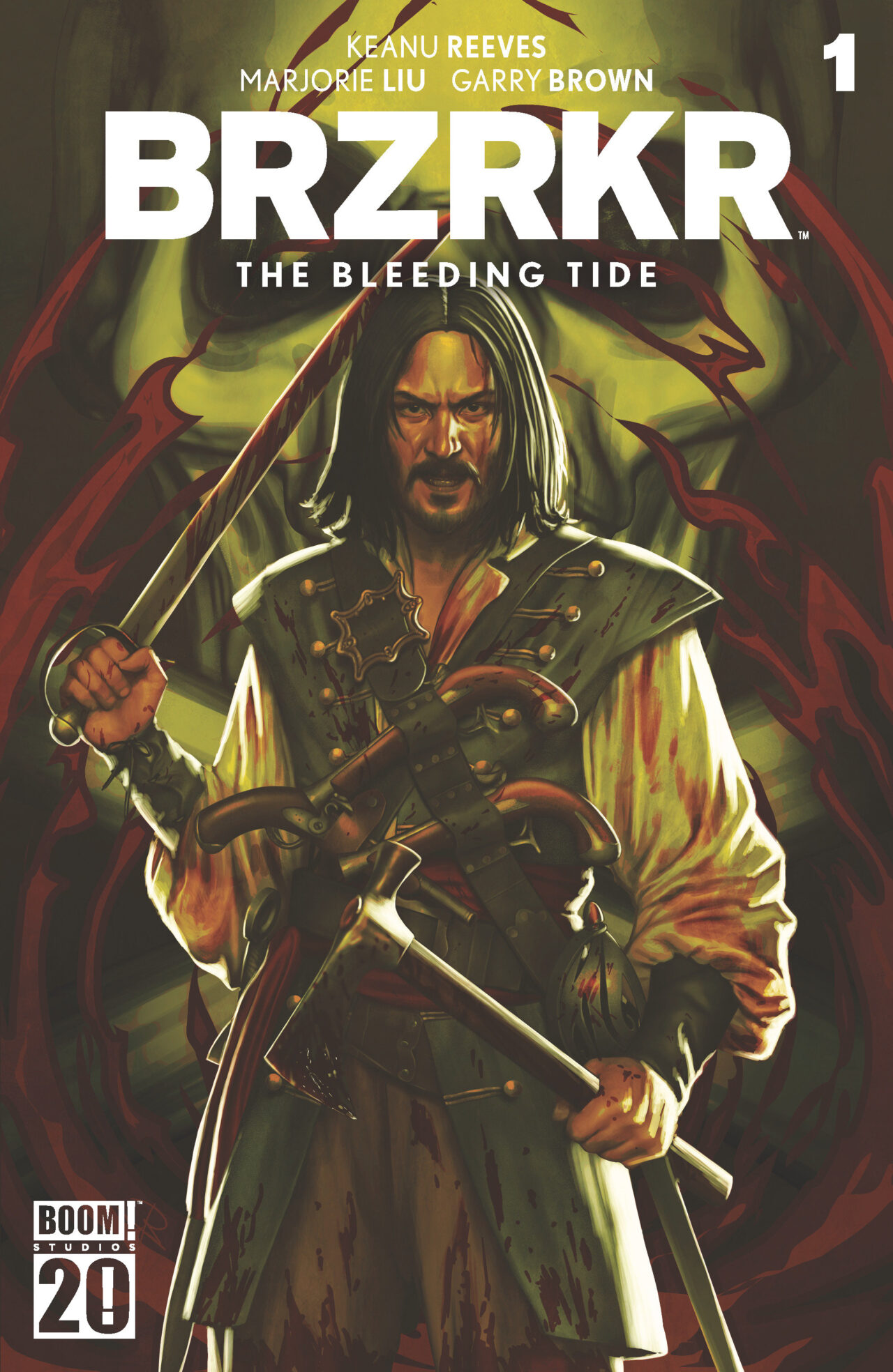 BRZRKR: The Bleeding Tide #1 E Variant (Dressed, Foil, Puebla)