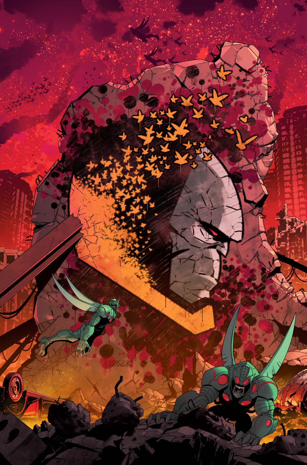 DC K.O. #2 (OF 5) CVR F VASCO GEORGIEV DARKSEID CARD STOCK VAR