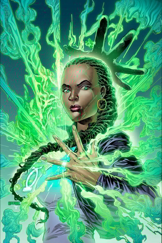 ABSOLUTE GREEN LANTERN #8 CVR B KEN LASHLEY CARD STOCK VAR