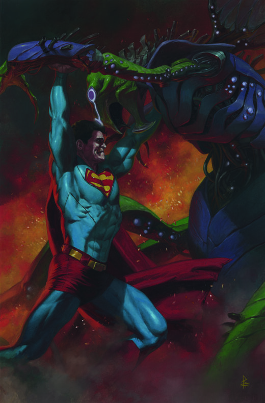 ADVENTURES OF SUPERMAN BOOK OF EL #3 (OF 12) CVR B RICCARDO FEDERICI CARD STOCK VAR