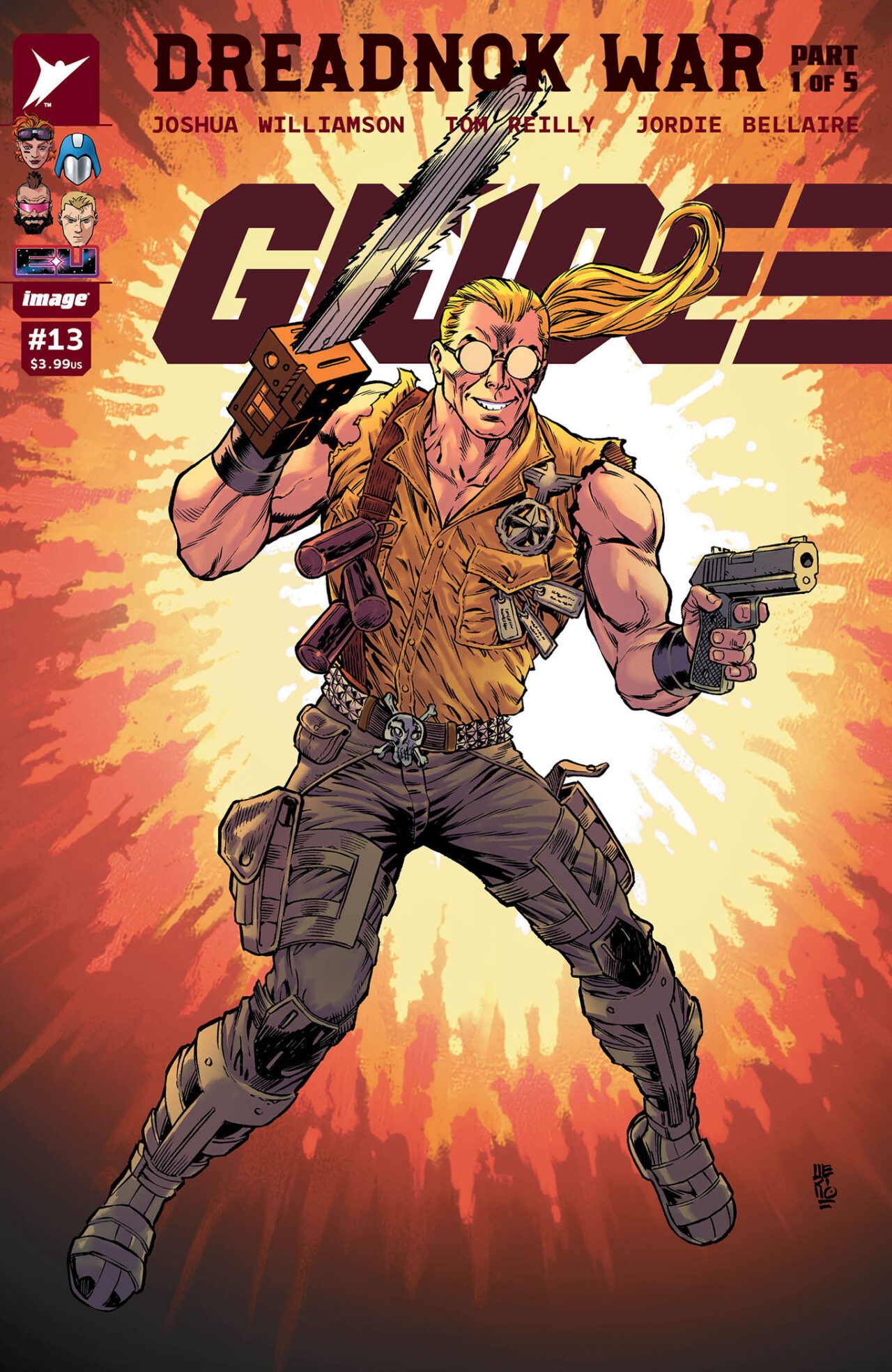 GI JOE #13 CVR D INC 1:25 JESUS MERINO & ADRIANO LUCAS VAR