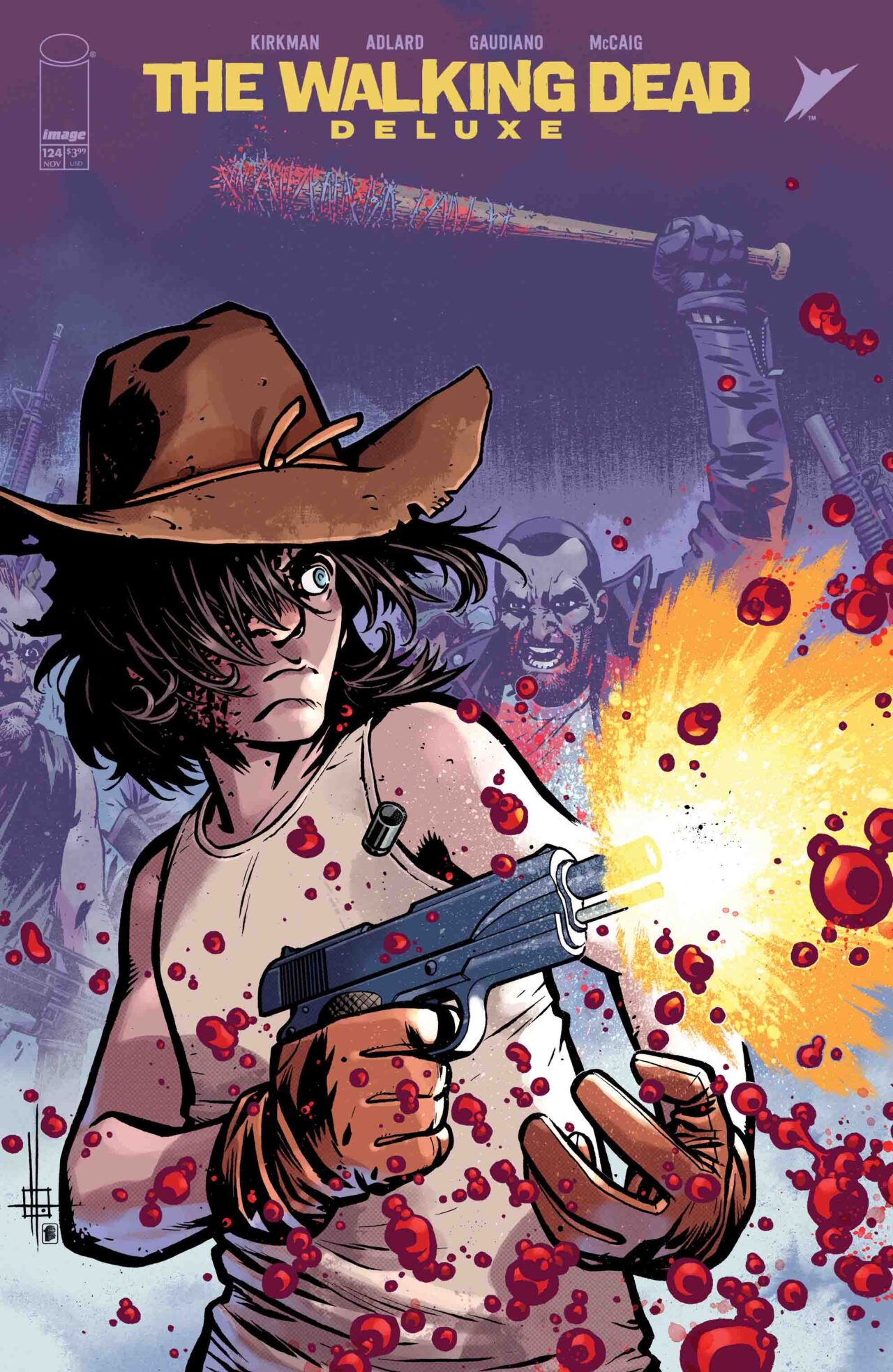 WALKING DEAD DELUXE #124 CVR C ZACH HOWARD & NELSON DANIEL CONNECTING VAR (MR)