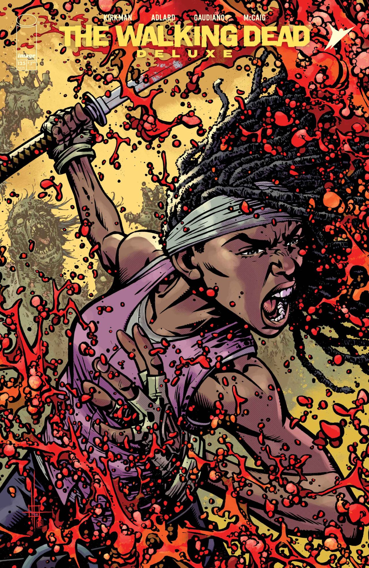 WALKING DEAD DELUXE #125 CVR C ZACH HOWARD & NELSON DANIEL CONNECTING VAR (MR)
