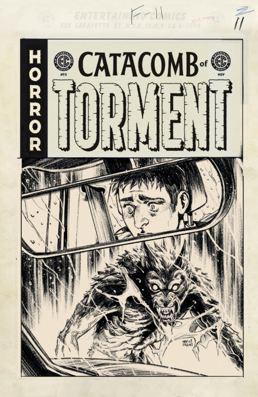 EC CATACOMB OF TORMENT #5 CVR D INC 1:20 NAOMI FRANQ B&W ARTIST EDITION VAR