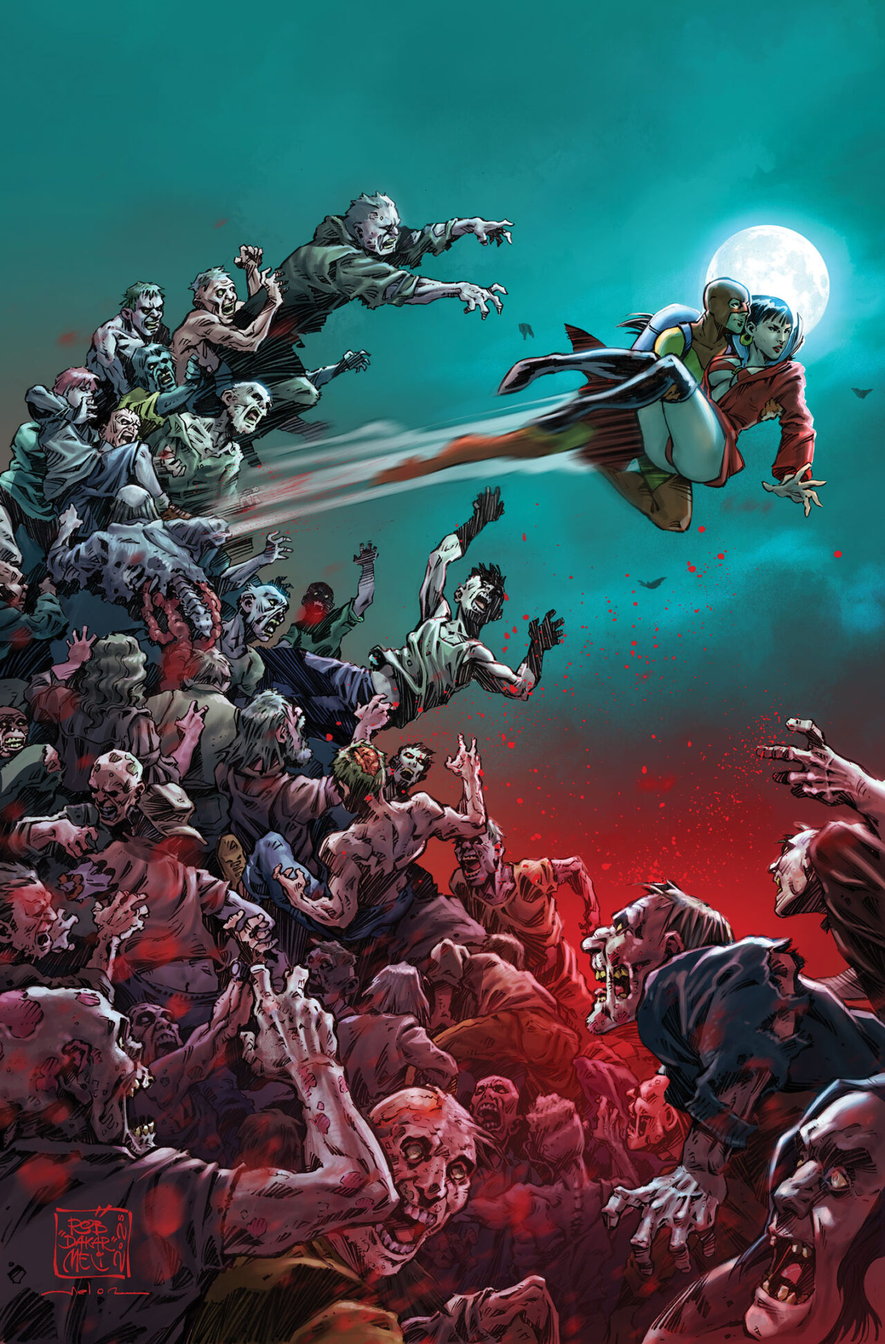 DIE!NAMITE BLOOD RED #3 CVR G INC 1:15 ROBERTO MELI VIRGIN VAR