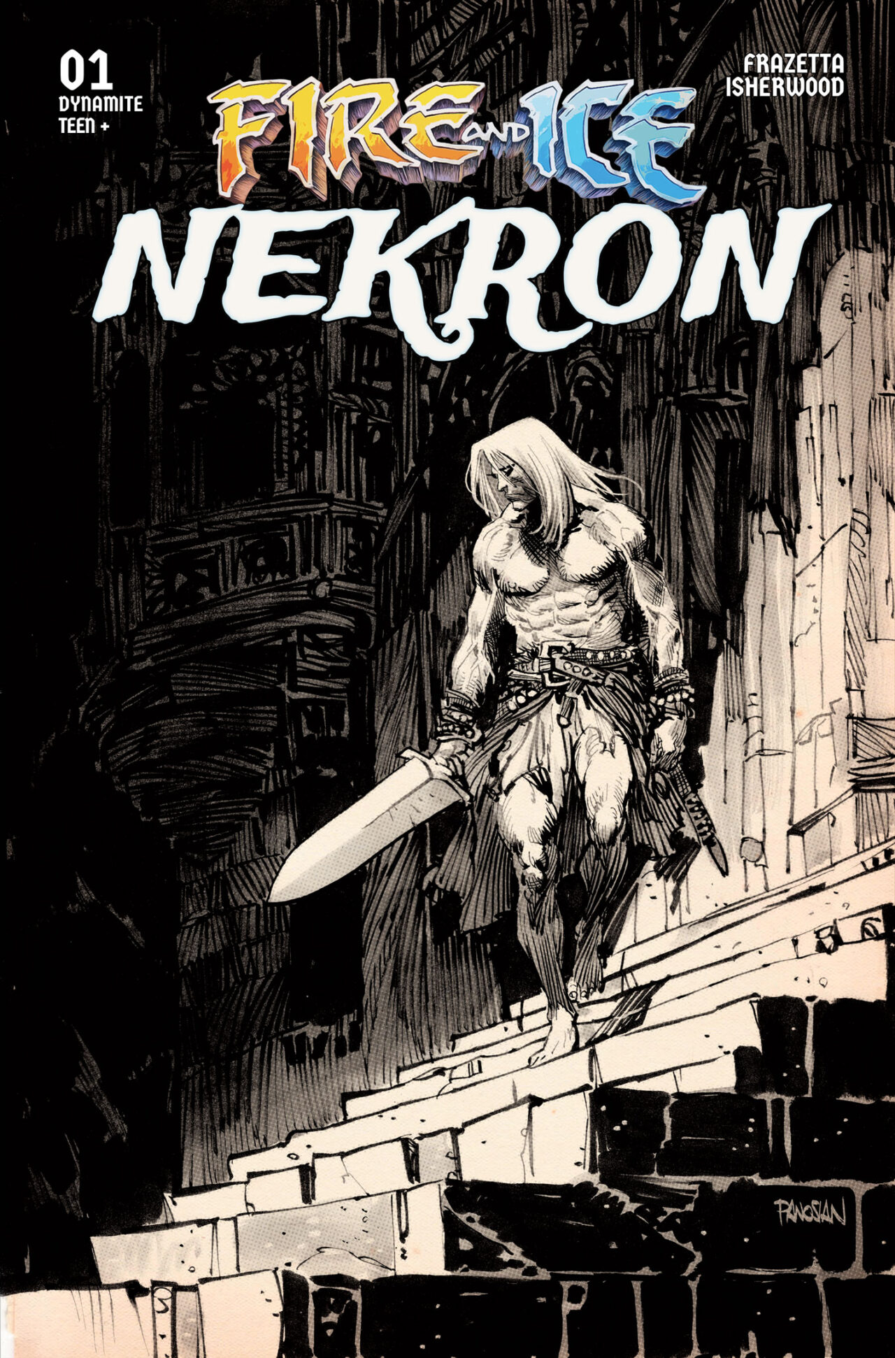 FIRE AND ICE NEKRON #1 (ONE SHOT) CVR F INC 1:10 DAN PANOSIAN LINE ART VAR