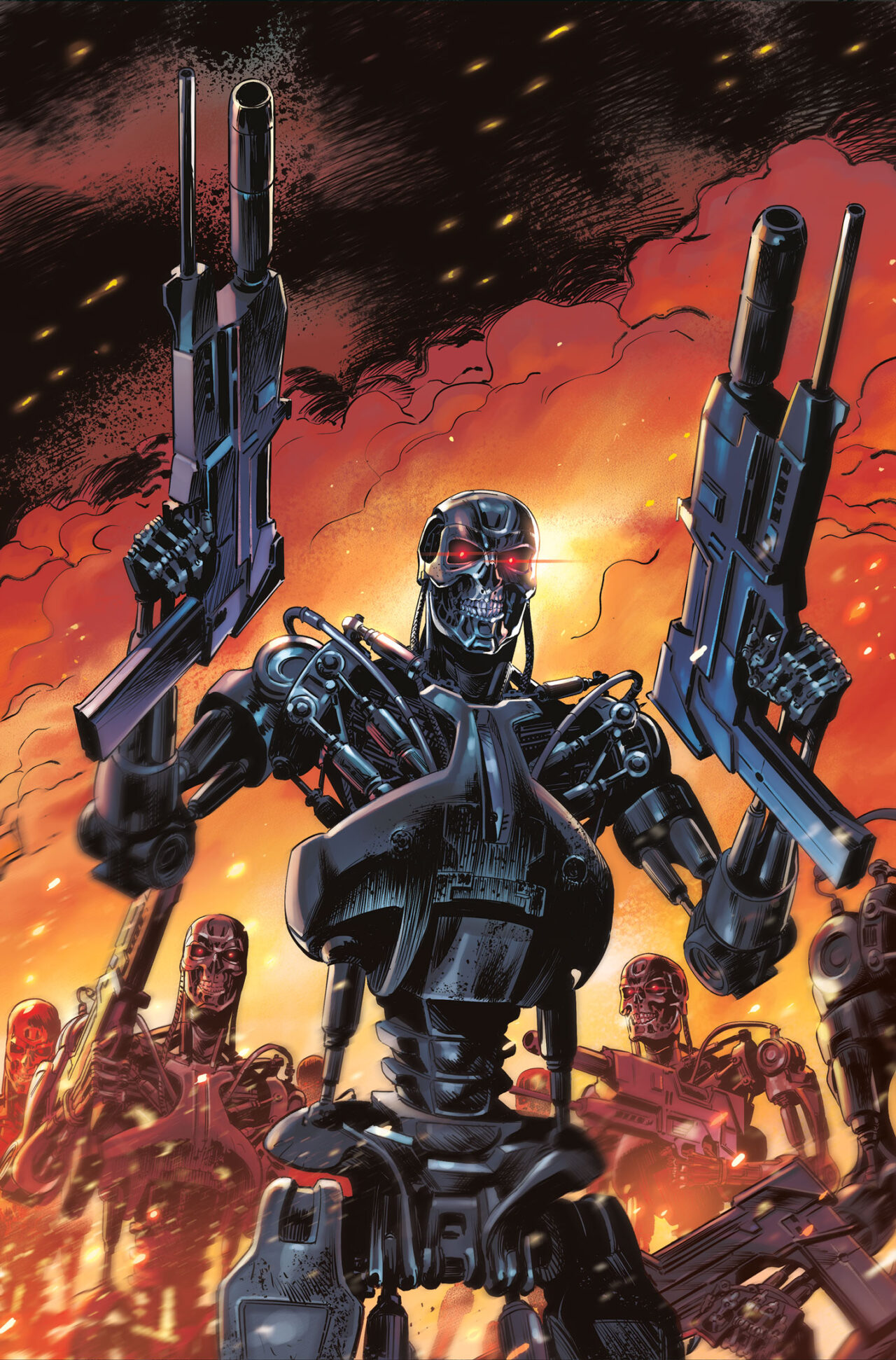 TERMINATOR METAL #3 CVR E PAOLO ANTIGA METAL VIRGIN VAR