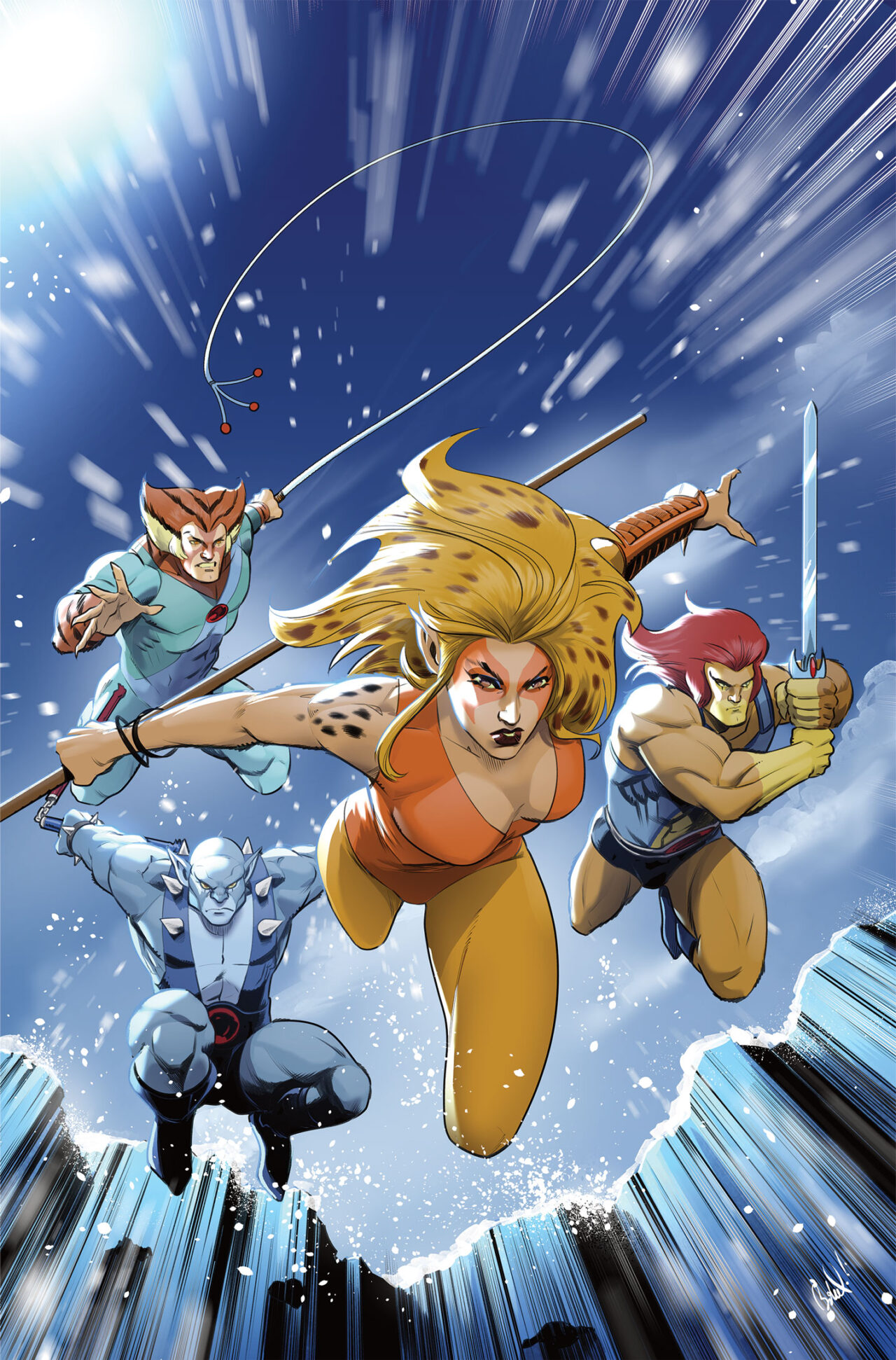THUNDERCATS HO!(LIDAY) SPECIAL 2025 #1 (ONE SHOT) CVR F INC 1:10 ROBERT QUINN VIRGIN VAR