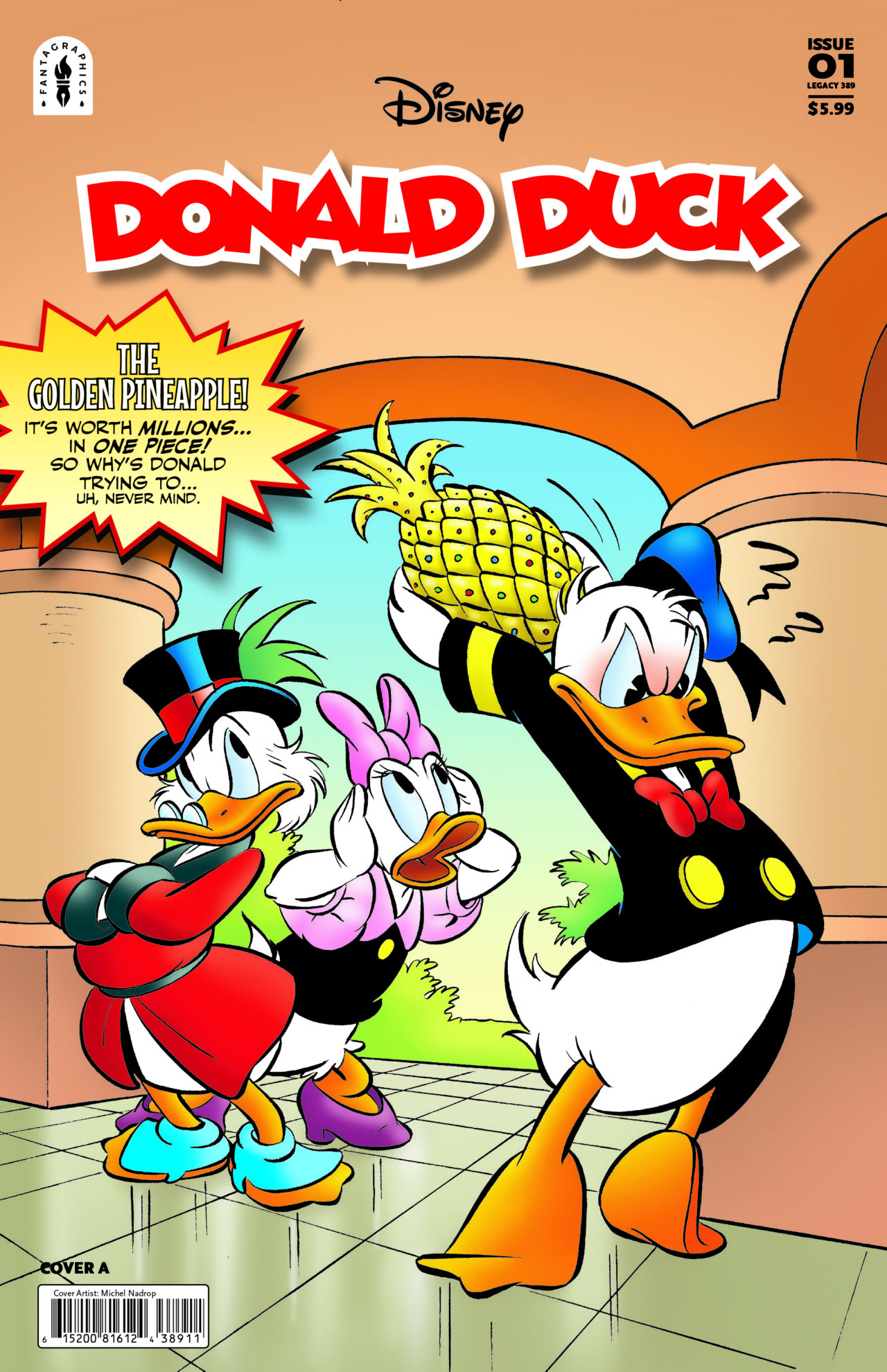 DONALD DUCK LEGACY #389 THE GOLDEN PINEAPPLE CVR A MICHEL NADORP