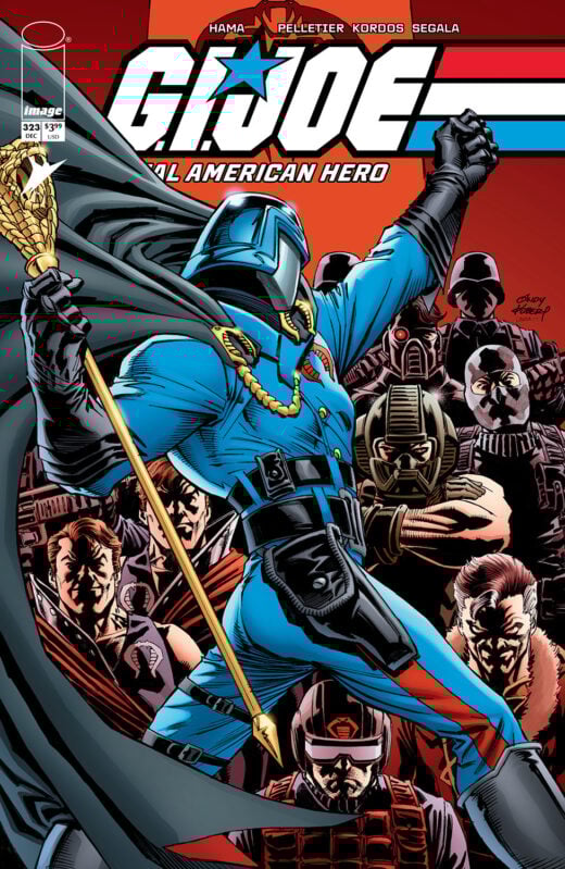 GI JOE A REAL AMERICAN HERO #323 CVR A ANDY KUBERT & LAURA MARTIN