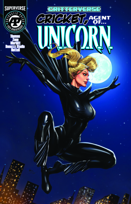 CRITTERVERSE PRESENTS CRICKET AGENT OF UNICORN #1 (OF 4) CVR B IZONETO ADEMAR SANJU NIVANGUNE VAR