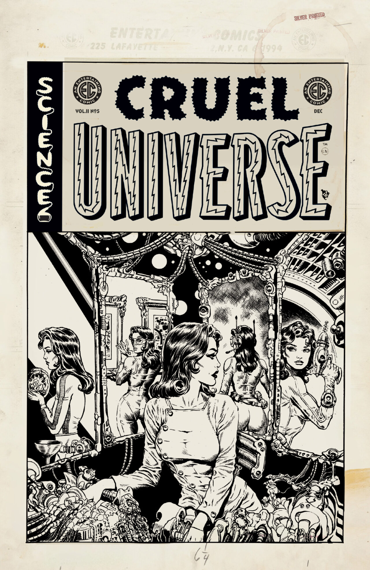 EC CRUEL UNIVERSE 2 #5 CVR D INC 1:20 LIAM SHARP B&W ARTIST EDITION VAR