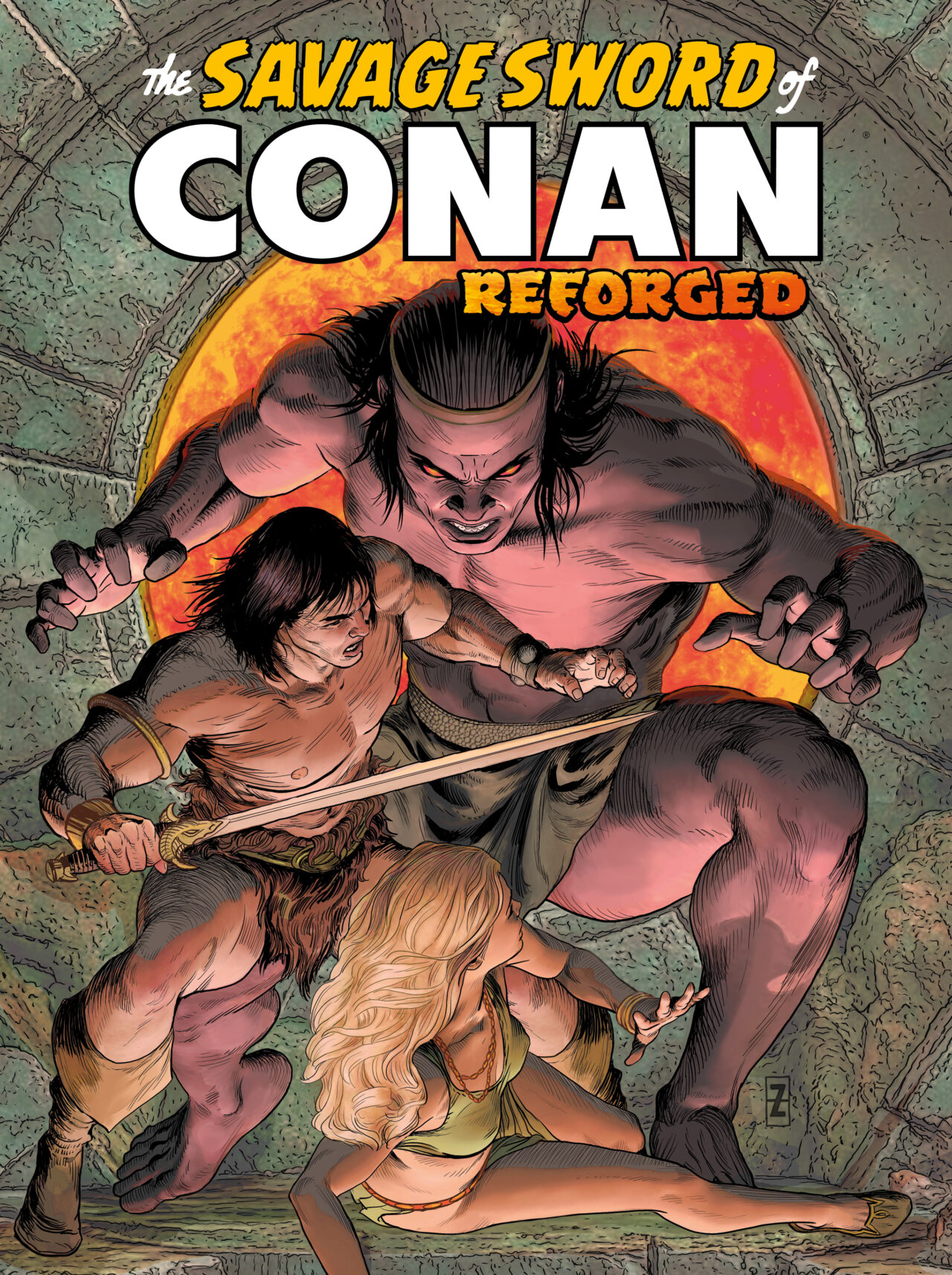 SAVAGE SWORD OF CONAN REFORGED #2 CVR C PATRICK ZIRCHER FOIL TRADE (MR)