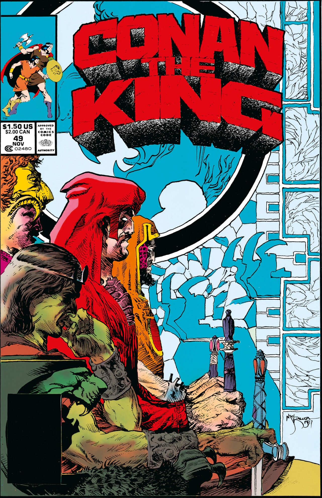 KING CONAN THE ORIGINAL COMICS OMNIBUS HC VOL 03 DIRECT MARKET EDITION CVR (MR)