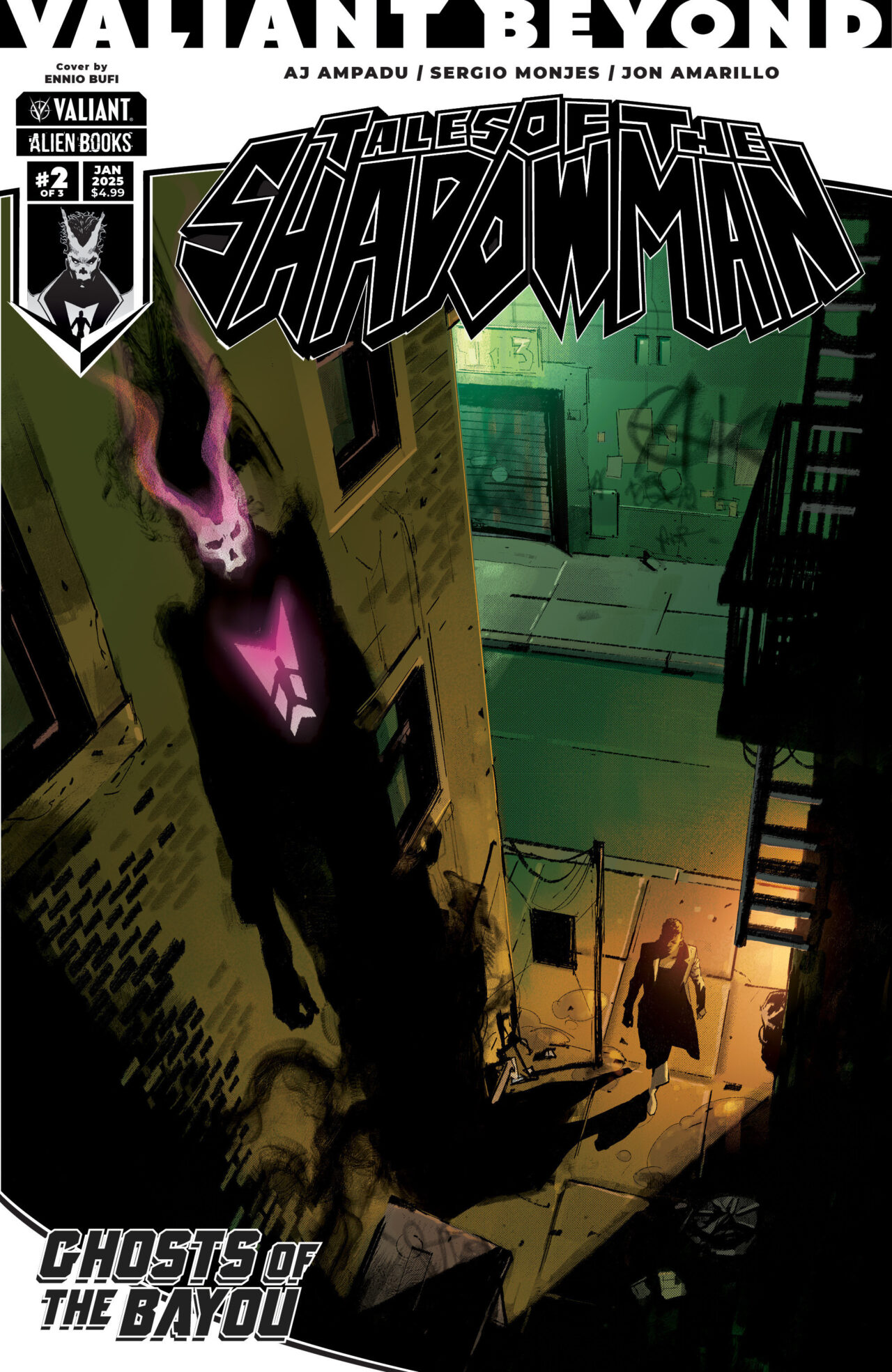 VALIANT BEYOND  Tales of the Shadowman #5--Ghosts of the Bayou #2 Variant B (Bufi)