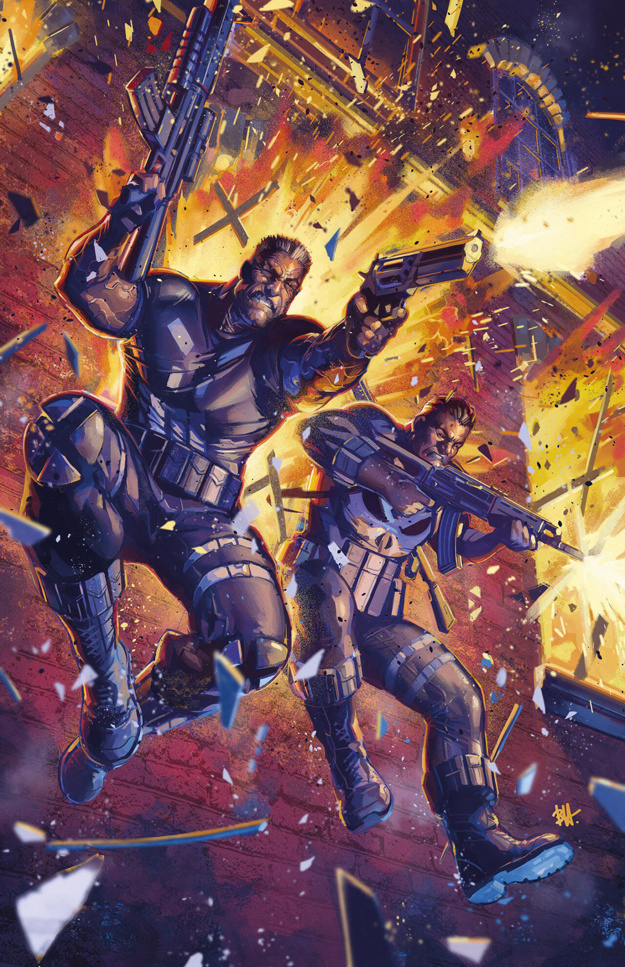 MARVEL KNIGHTS: PUNISHER #1 BEN HARVEY VIRGIN VARIANT