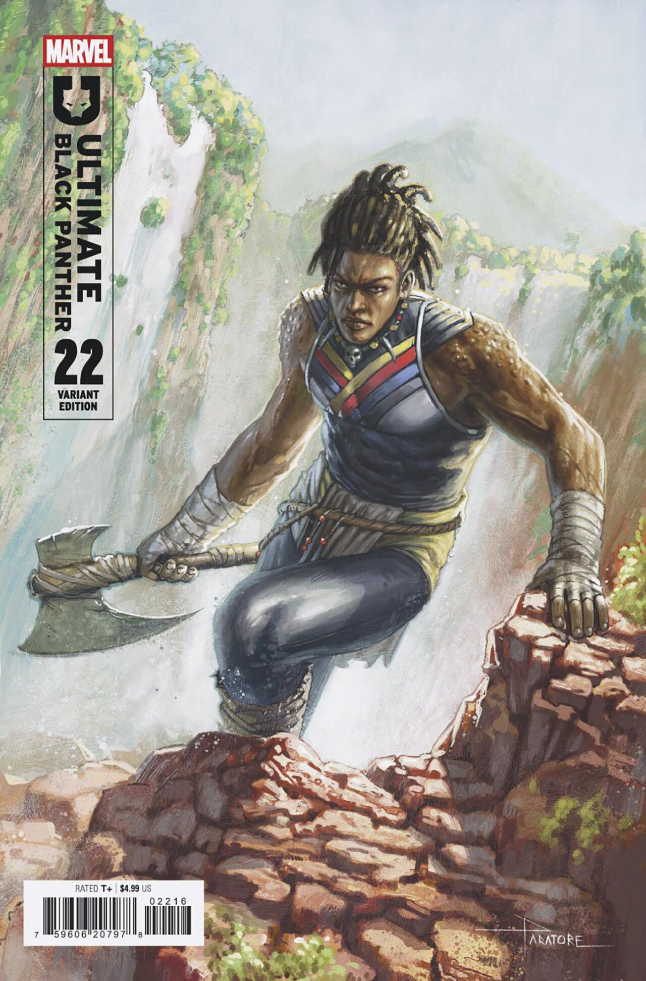 ULTIMATE BLACK PANTHER #22 DAVIDE PARATORE VARIANT
