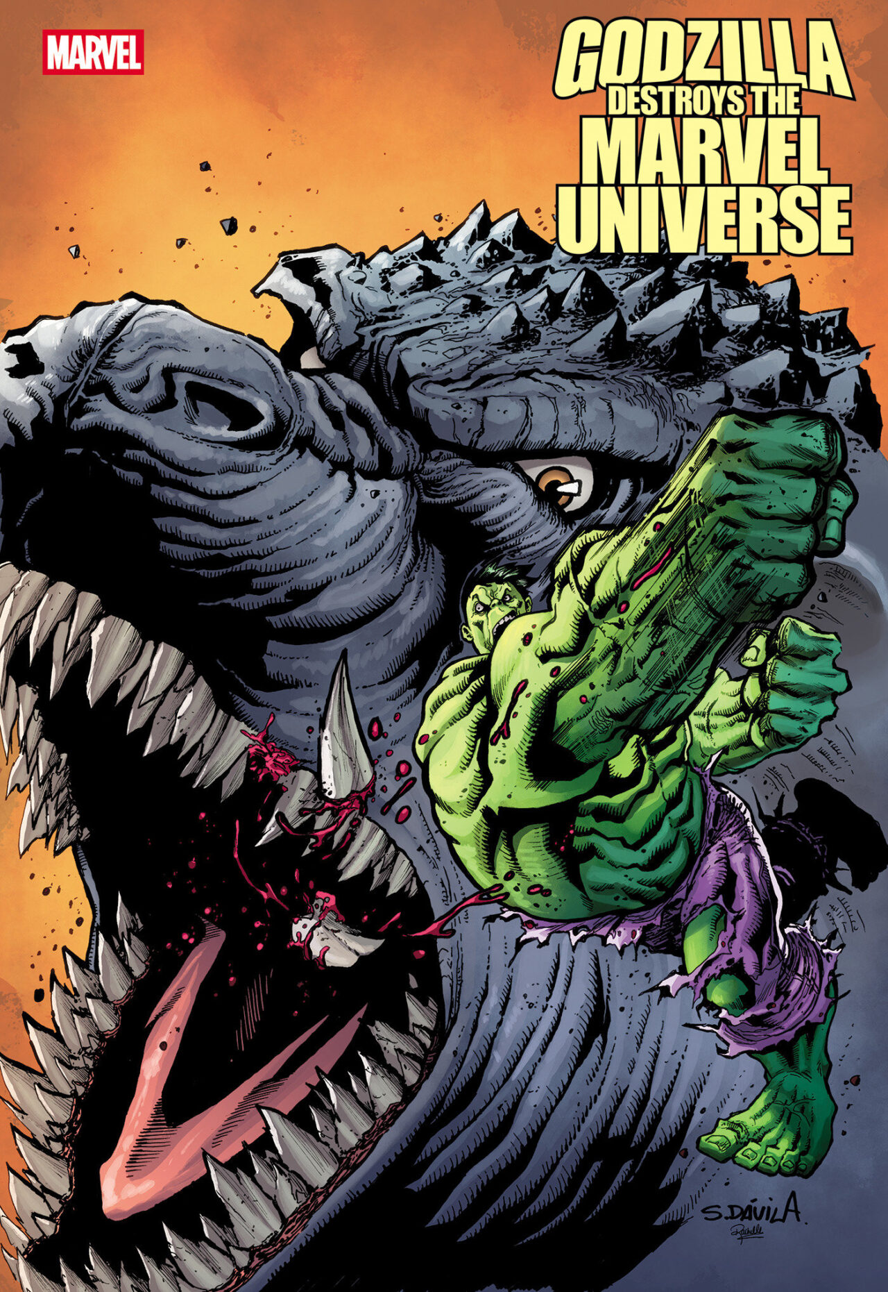 GODZILLA DESTROYS THE MARVEL UNIVERSE #4 TBD ARTIST FAN FAVORITE VARIANT